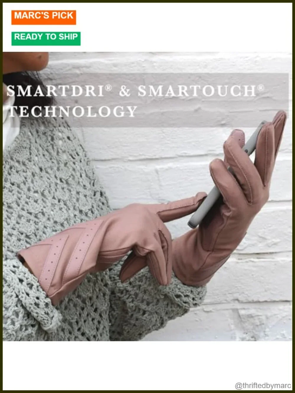 Women's Spandex Touchscreen Cold Weather Gloves with Fleece Lining